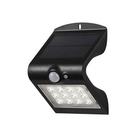 Svietidlo nočné LED LEDVANCE ENDURA FLOOD BUTTERFLY SOLAR SENZOR 1,5W 4000K BLACK s pohybovým senzorom