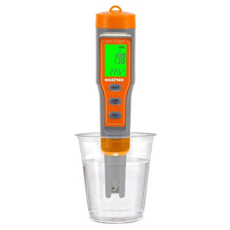 Tester PH kvality vody a teplomer BIGSTREN 23534 4v1