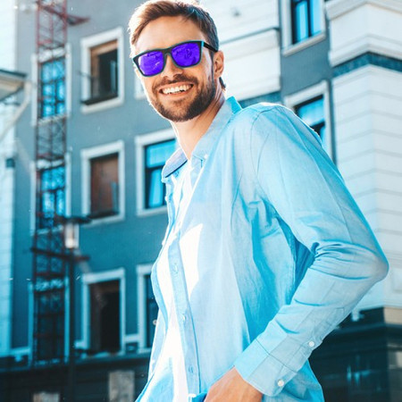 Slnečné okuliare TRIZAND 21149 UV400 modré