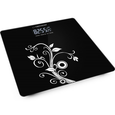 Váha osobná digitálna čierna ESPERANZA EBS003 Yoga