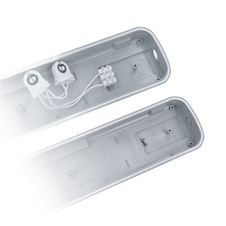 Prachotes IP65 pre LED trubice 2x120cm SOLIGHT WO512