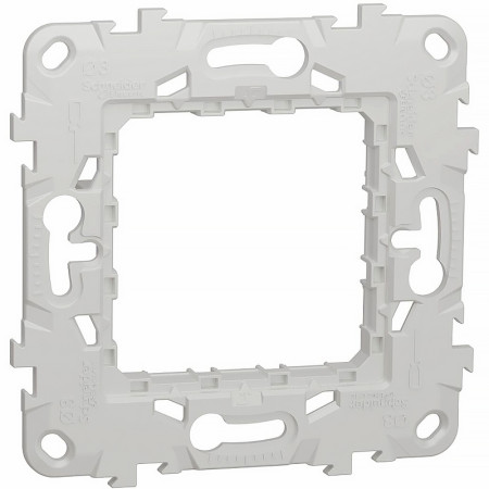 Montážny rámček Zamak SCHNEIDER UNICA NU7002P plastový (2 moduly)