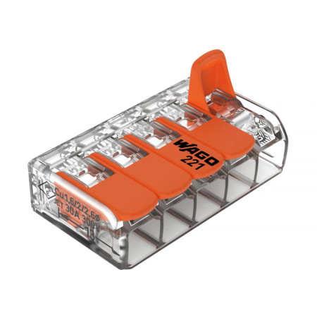 Svorka WAGO 5xLAN 221-615 5x0,5x6mm