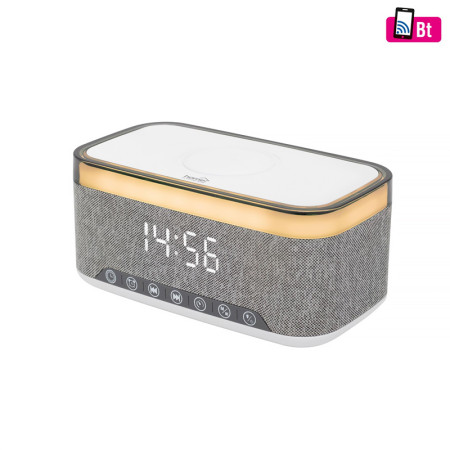 Rádiobudík LED HOME LTCR06 multimediálny prehrávač a indukčná nabíjačka