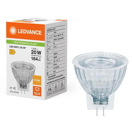 Žiarovka LEDVANCE LED MR112036 MR11 1,8W/827 36° GU4 PMC
