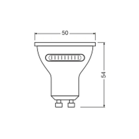 Žiarovka OSRAM LED SPAR165536 CCT Select GU10 4.2W 827/840/865 36°