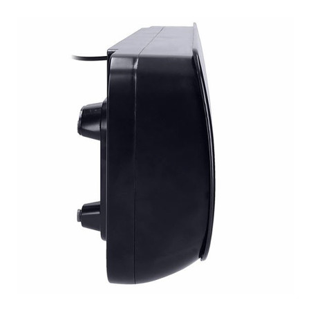 Ohrievač nástenný keramický SOLIGHT KP07B čierny 1000/2000W