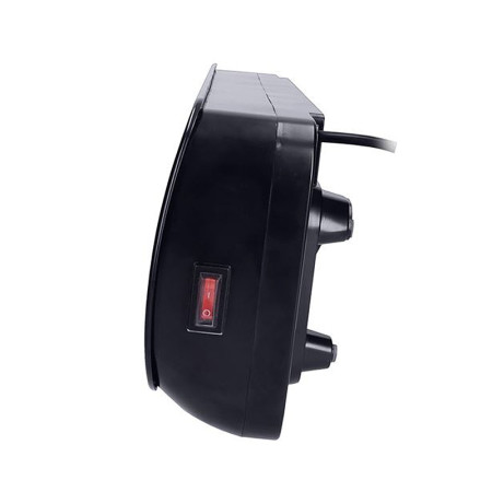 Ohrievač nástenný keramický SOLIGHT KP07B čierny 1000/2000W