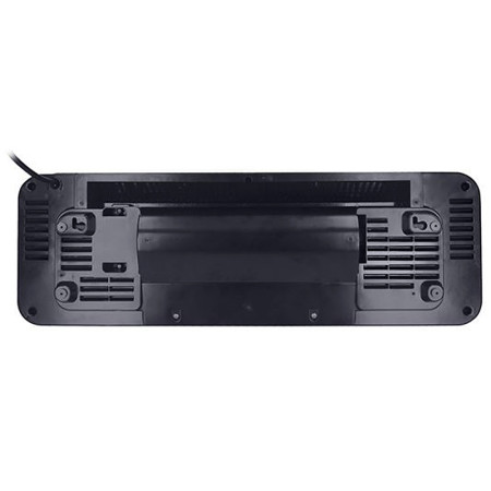 Ohrievač nástenný keramický SOLIGHT KP07B čierny 1000/2000W