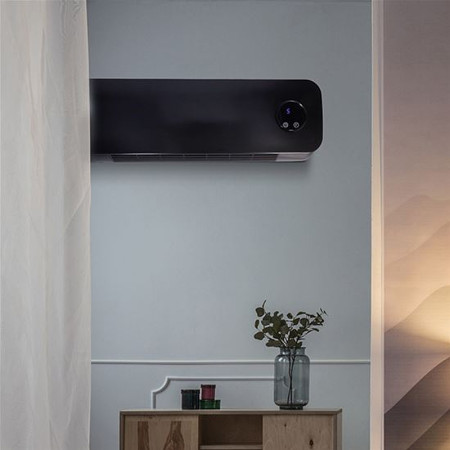 Ohrievač nástenný keramický SOLIGHT KP07B čierny 1000/2000W