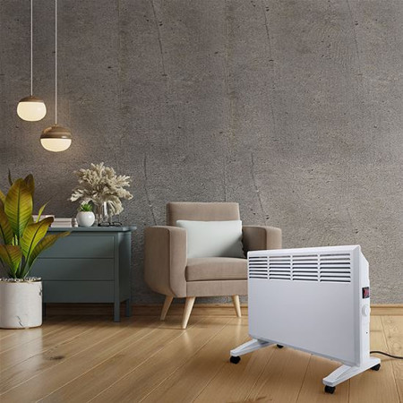 Ohrievač konvektor SOLIGHT KP12 1000/2000W IPX4 (možnosť montáže na stenu)