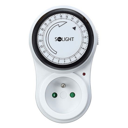 Hodiny spínacie mechanické denné SOLIGHT DT07