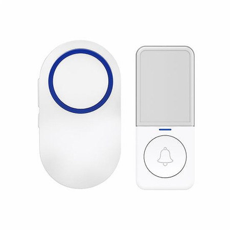 Zvonček bezdrôtový 230V 200m SOLIGHT 1L78 biely