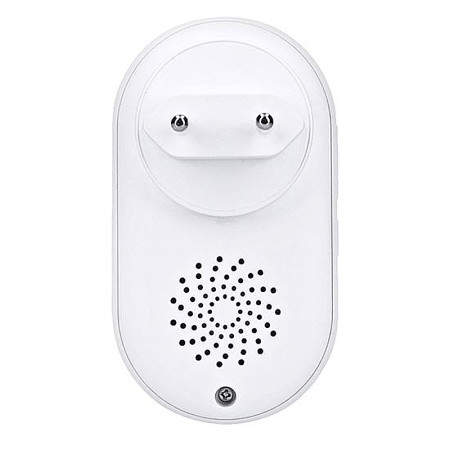 Zvonček bezdrôtový 230V 200m SOLIGHT 1L78 biely