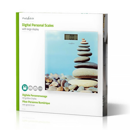 Váha osobná digitálna sklenená NEDIS PESC112DVA Kamene