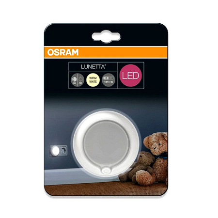 Svietidlo nočné LED LUNETTA ROUND s vypínačom