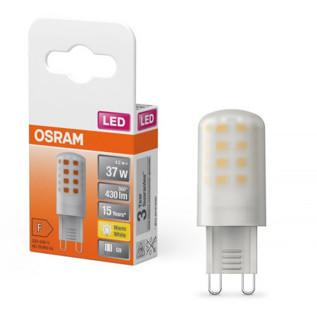 Žiarovka OSRAM LED PIN37 G9 4,2W/827 430lm