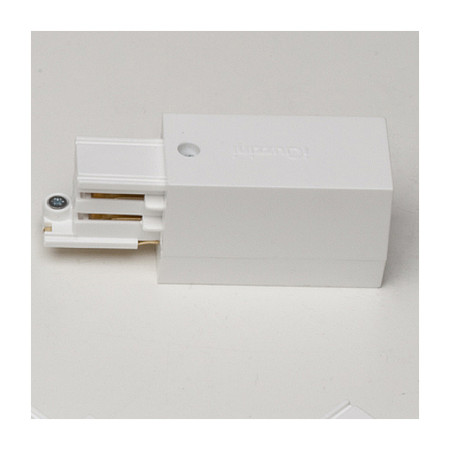 Napájač koncový iGuzzini MWS0 biely pre lištový systém