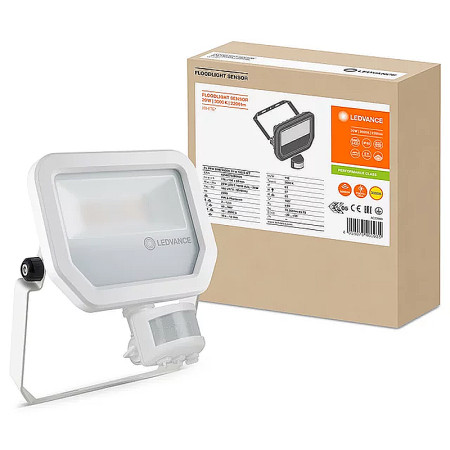 Reflektor FL PFM 20W/3000K SYM 100 LEDVANCE SENZOR WT 20W+PIR