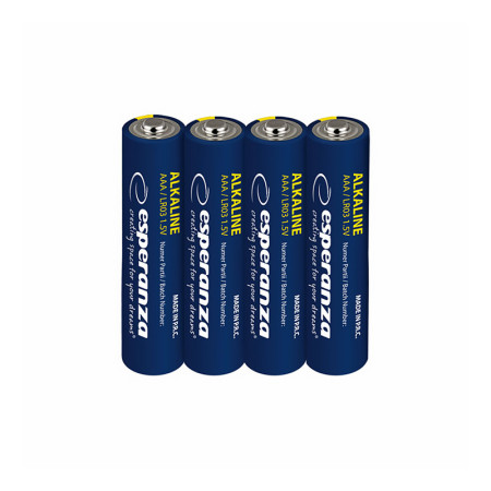Batéria ESPERANZA LR03/AAA alkalická 4shrink