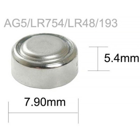 Batéria TINKO 393 (LR48, AG5, LR754)