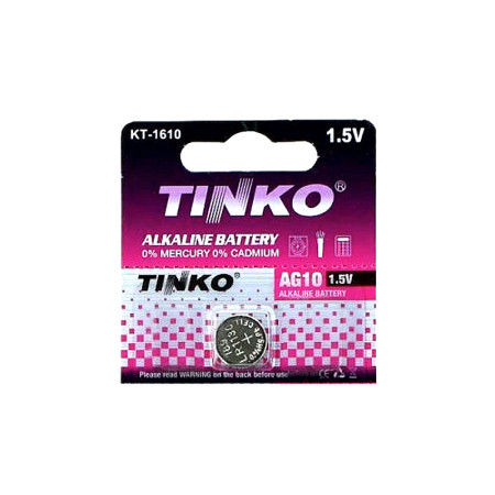 Batéria TINKO 389/390 (SR54, LR54, AG10, SR1130, SR1131)