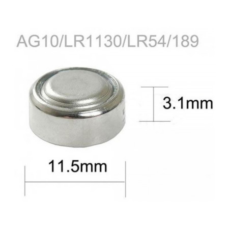 Batéria TINKO 389/390 (SR54, LR54, AG10, SR1130, SR1131)