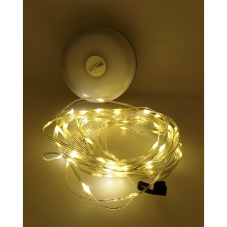 Svietidlo kemping/Vianočná súprava ACCU 8m/RGB+WW TRIXLINE TR-16SW IP44