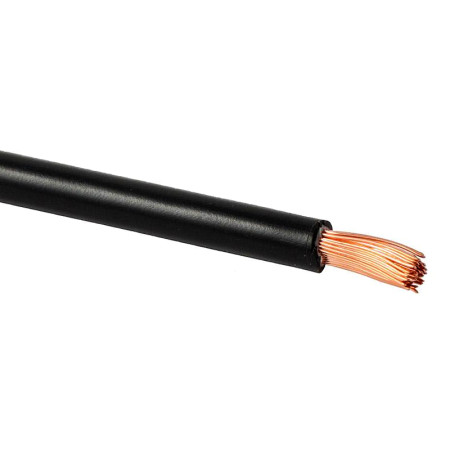 Vodič bezhalogénový a nehorľavý CYA10 čierny H07Z-K 1x10 Čierny