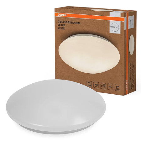 Svietidlo LEDVANCE CEILING ESSENTIAL 350 2xE27 IP20 (SURFACE CIRCULAR) stropnica