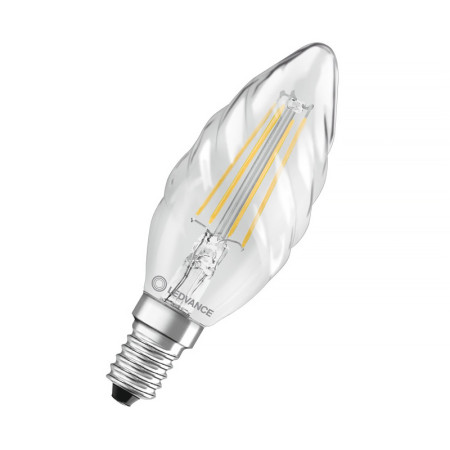 Žiarovka LEDVANCE LED CLBW40D E14 3,4W/940 sviečka FILAMENT CL točená DIM