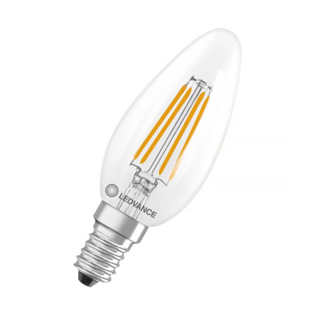Žiarovka LEDVANCE LED CLB40 E14 3,4W/827 sviečka FILAMENT PMC