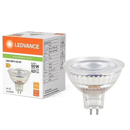 Žiarovka LEDVANCE LED MR165036 GU5,3 MR16 6,1W/827 621lm PMC