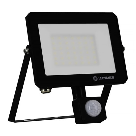 Reflektor LED 30W+PIR 4000K BK LEDVANCE FL EFFECT 30W/4000K SENSOR BK 2700lm IP65