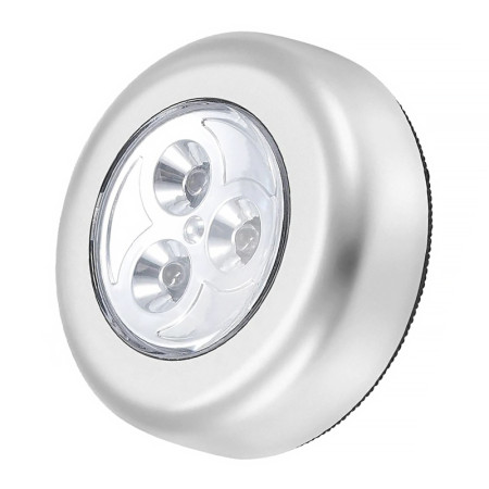 Svietidlo nočné LED 8028 DOT-IT 3 LED Strieborné