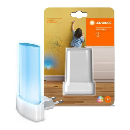 Svietidlo nočné LED LUNETTA SHINE RGB WT súmrakový