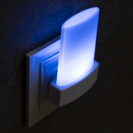 Svietidlo nočné LED LUNETTA SHINE RGB WT súmrakový