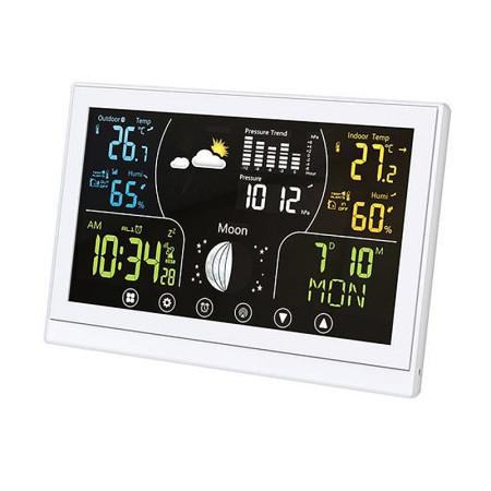 Meteostanica bezdrôtová farebná SOLIGHT TE110W biela