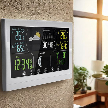 Meteostanica bezdrôtová farebná SOLIGHT TE110W biela