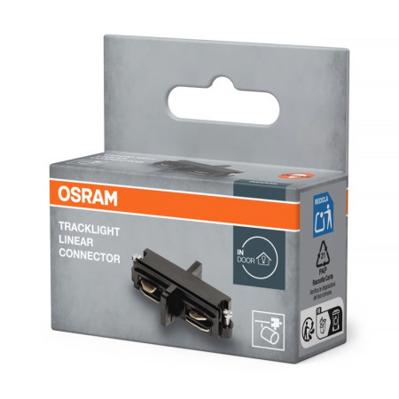 Spojka pre lištový systém OSRAM TRACKLIGHT LINEAR CONNECTOR BLACK