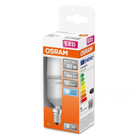 Žiarovka OSRAM LEDSSTICK60 E14 8W/840 230V