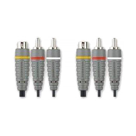 Kábel 2RCA-2RCA+SVHS 2m BANDRIDGE BVL6202