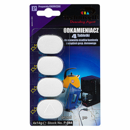 Odvápňovač pre kávovary, žehličky, práčky TECHNICQLL (4x14g tablety)