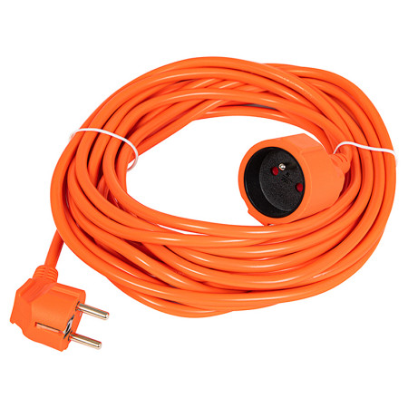 Predlžovací kábel 10m/1z PK101O+ (3x1,5mm) PS16O+ orange