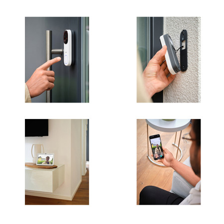 Videovrátnik SMART OSRAM SMART WIFI OUTDOOR CAMERA DOORBELL White