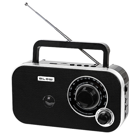 Rádio prenosné BLOW RA12 čierno-strieborné multimediálne