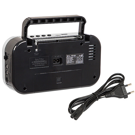 Rádio prenosné BLOW RA12 čierno-strieborné multimediálne