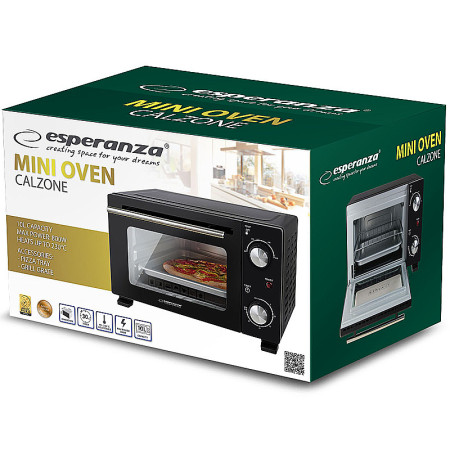 Rúra elektrická na pečenie ESPERANZA EKO007N mini 10L 800W