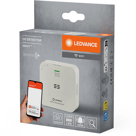 Detektor oxidu uhoľnatého (CO) LEDVANCE SMART WIFI CO DETECTOR