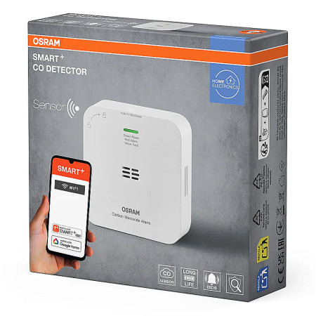 Detektor oxidu uhoľnatého (CO) OSRAM SMART WIFI CO DETECTOR